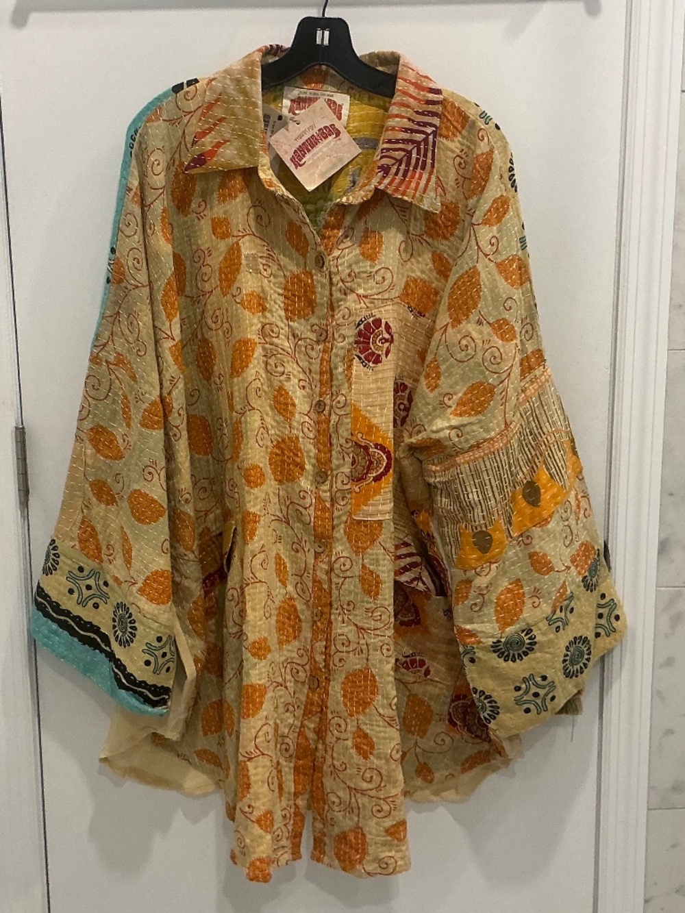NWT Kantha Bae Fall Colors Drifter Coat One Size